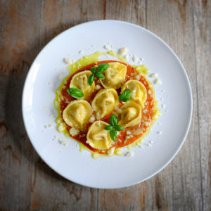 Cappellacci Aubergine Peperoni