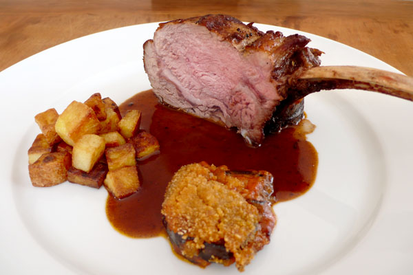 Kalbsrack Risolees Parmiggiana