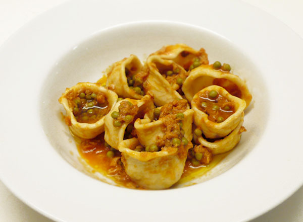 Orecchiotti con Tonno e Piselli