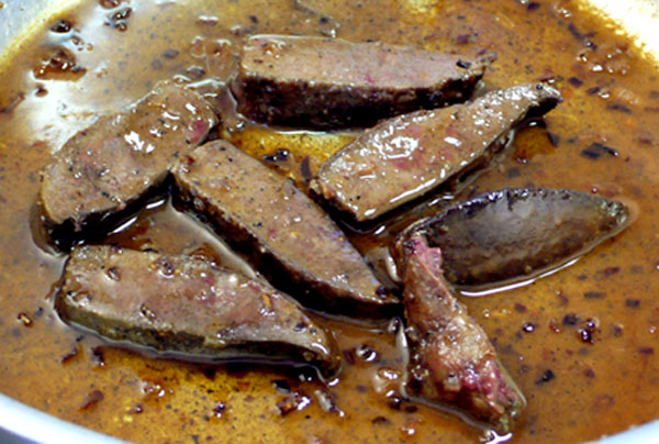 Schweinsleber Sauce