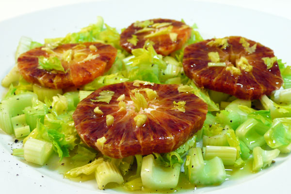 Orangen Sellerie Salat