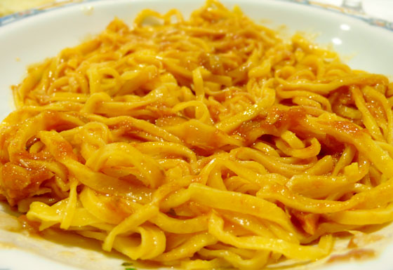 Tagliatelle al pesce